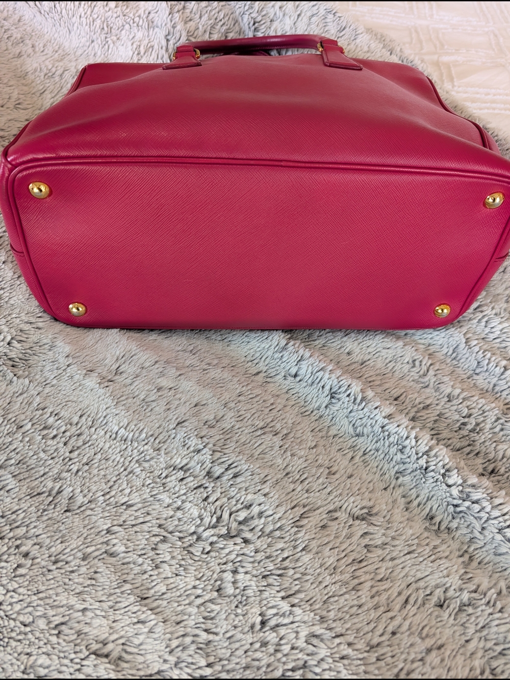 Prada Saffiano Leather Satchel in Magenta - Picture 5 of 12
